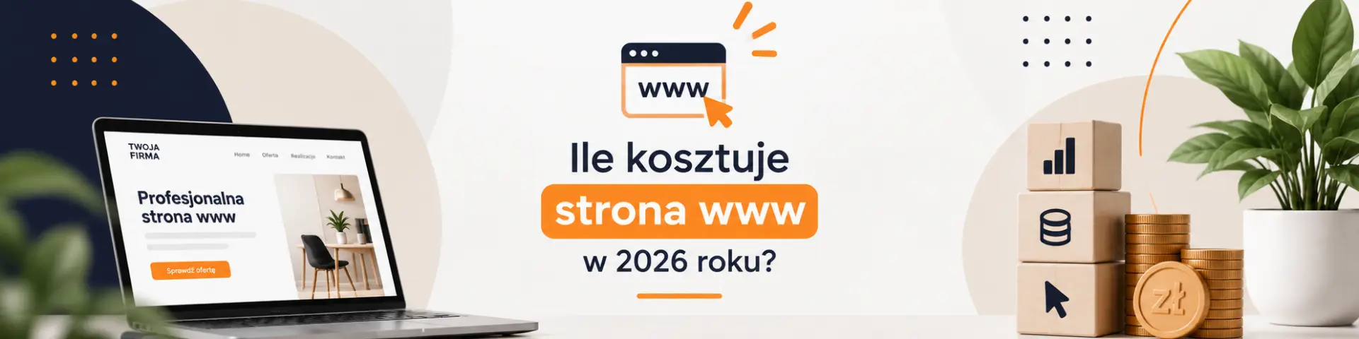 Ile kosztuje strona internetowa w&nbsp;2026 roku? Cennik i&nbsp;czynniki wpływające na&nbsp;cenę